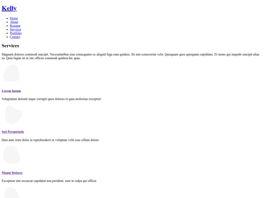 services screenshot