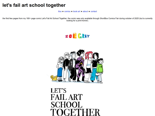 portfolio-site/comicstuff/lfast screenshot
