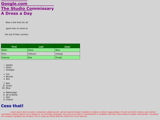 cssalicious screenshot