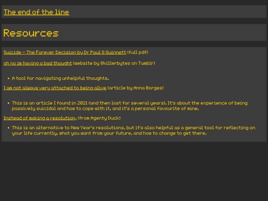 resources screenshot