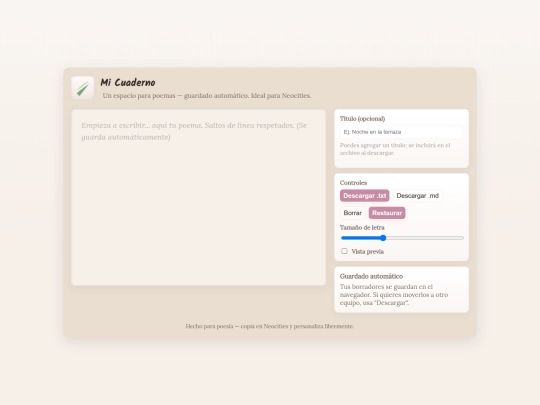 index screenshot