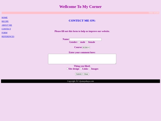 guestbook screenshot