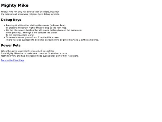 mighty_mike screenshot