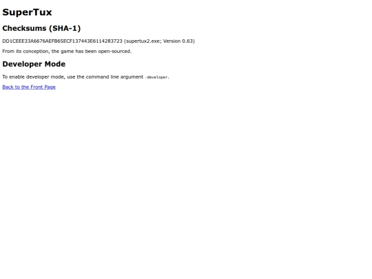 supertux screenshot