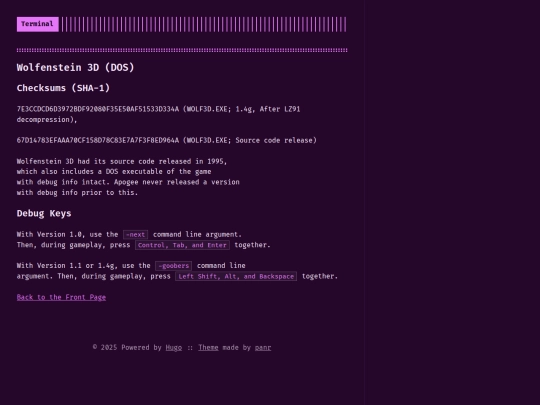 wolf_3d_dos screenshot