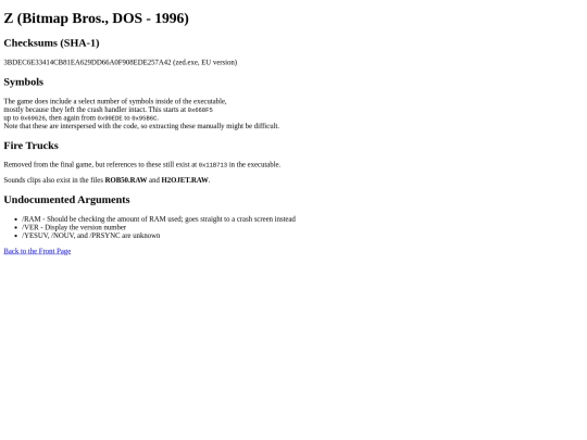 z_dos screenshot