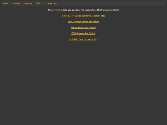 links screenshot