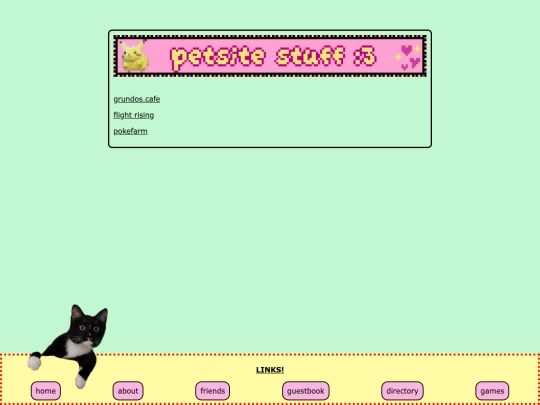 petsite/home screenshot