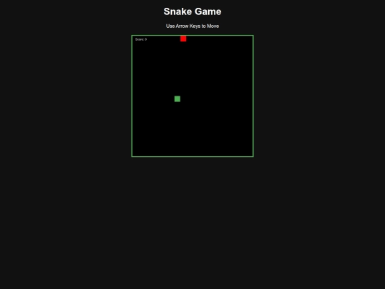 snake screenshot