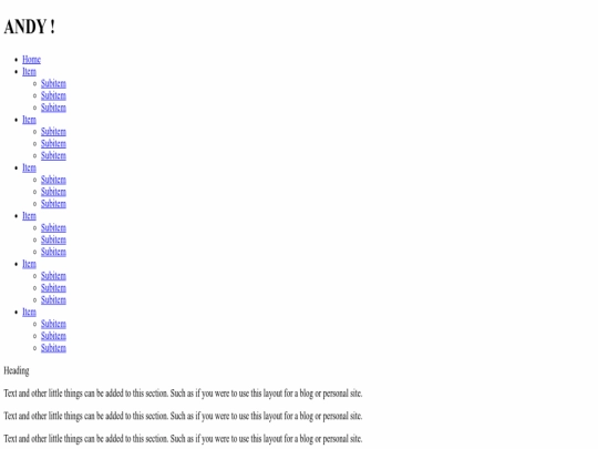 index screenshot