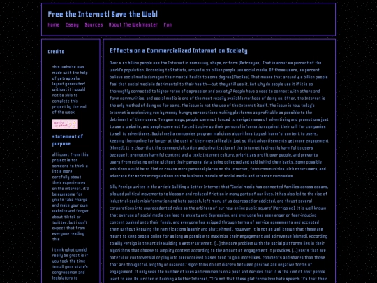 essay screenshot