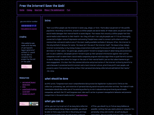 index screenshot