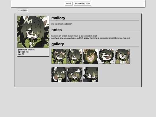CHARACTERS/mallory screenshot