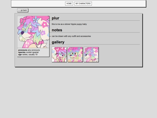 CHARACTERS/plur screenshot