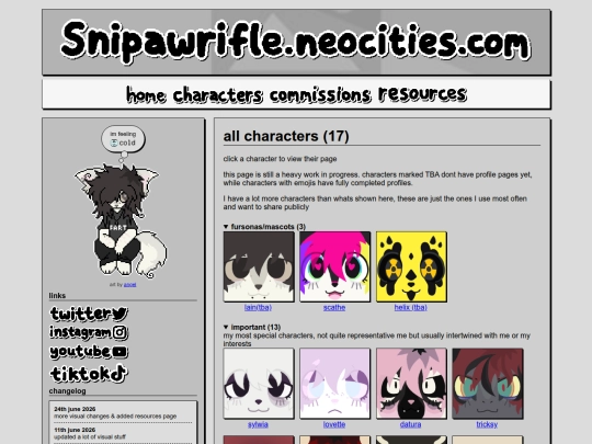 characters screenshot