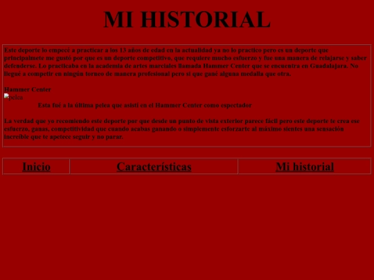 Mihistorial screenshot