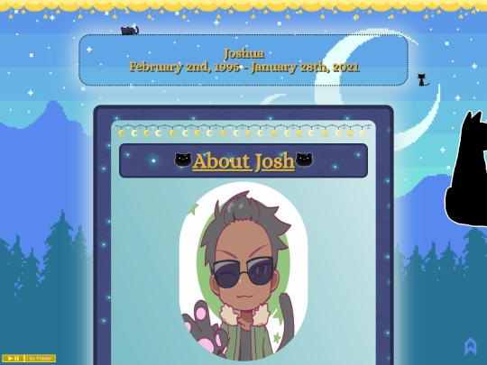 about/loves/josh screenshot