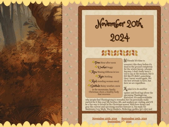 bedroom/diary/autumn2024 screenshot