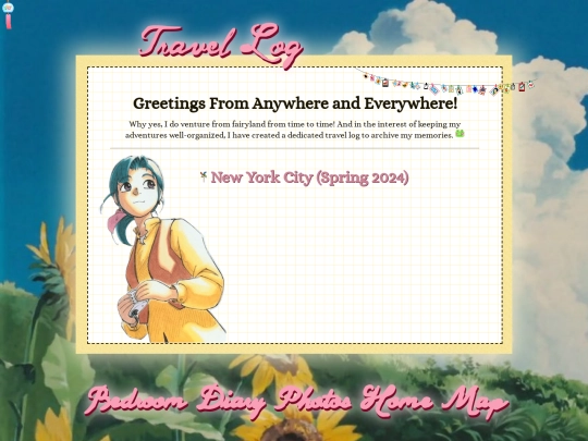 bedroom/travels screenshot