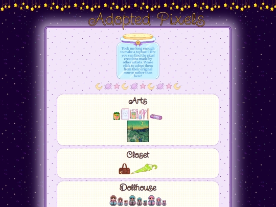 curios/adopted screenshot