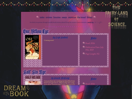 library/bookshelf/reviews screenshot
