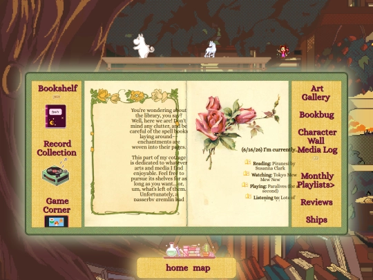 library screenshot