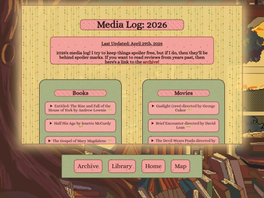library/medialog screenshot