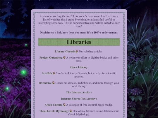 links/external screenshot