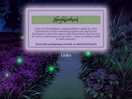 links/neighborhood screenshot