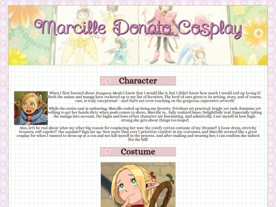 studio/sewing/cosplay/marcille screenshot
