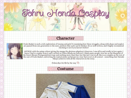 studio/sewing/cosplay/tohru screenshot