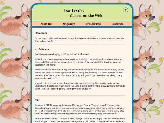 resources screenshot