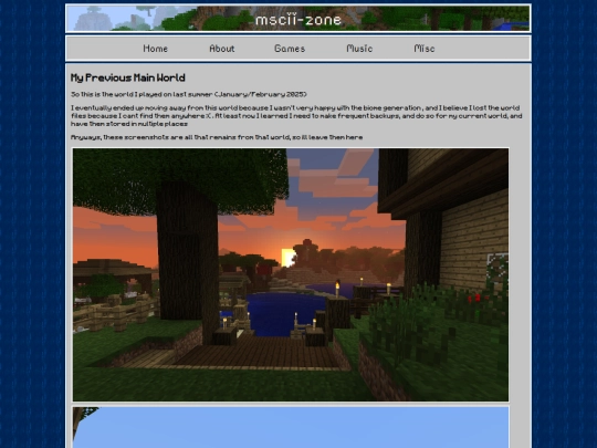old-minecraft screenshot