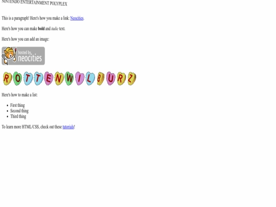 index screenshot