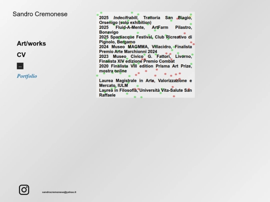 CV screenshot