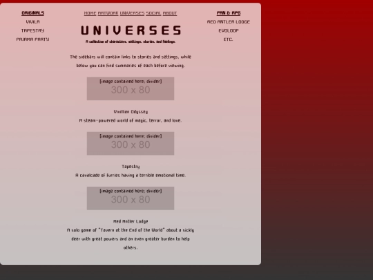 Universes screenshot