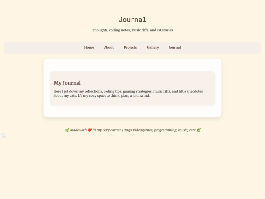 journal screenshot