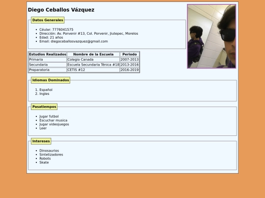 index screenshot