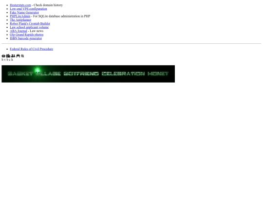 links screenshot