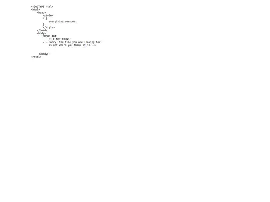 404 - Code screenshot