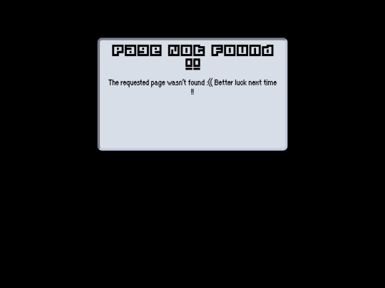 not_found screenshot