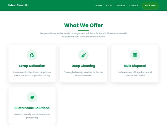 services screenshot