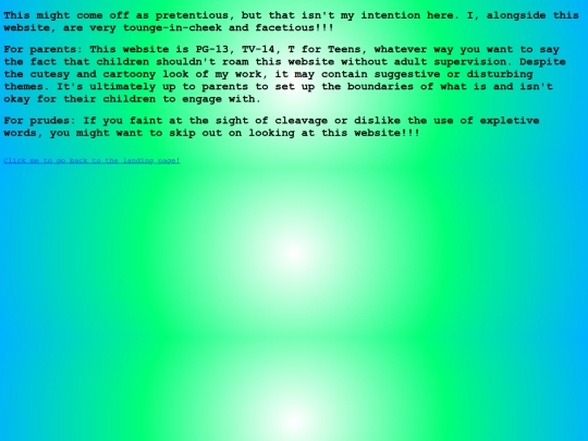 disclaimer screenshot