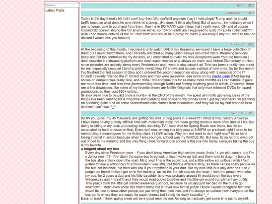 blog screenshot