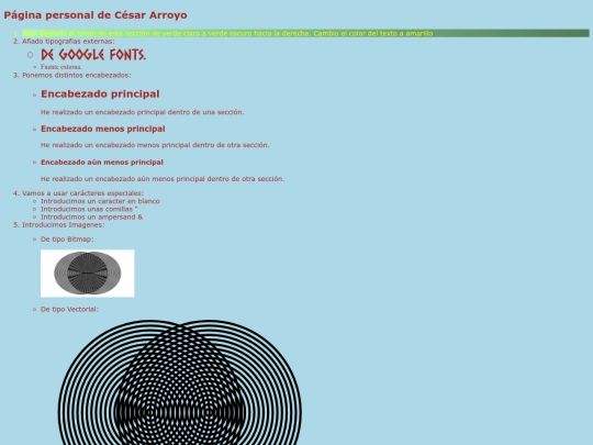 pag/Página personal de César Arroyo screenshot