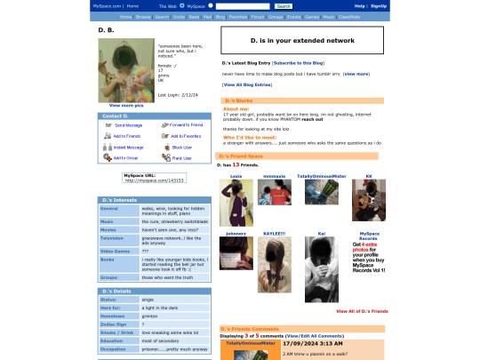 myspace screenshot