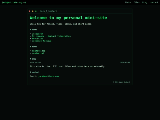 index screenshot