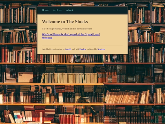 archive screenshot