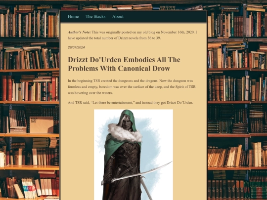 posts/Drizzt-DoUrden-Embodies-All-The-Problems-With-Canonical-Drow screenshot