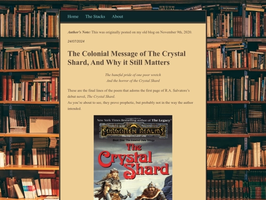 posts/The-Colonial-Message-of-The-Crystal-Shard screenshot
